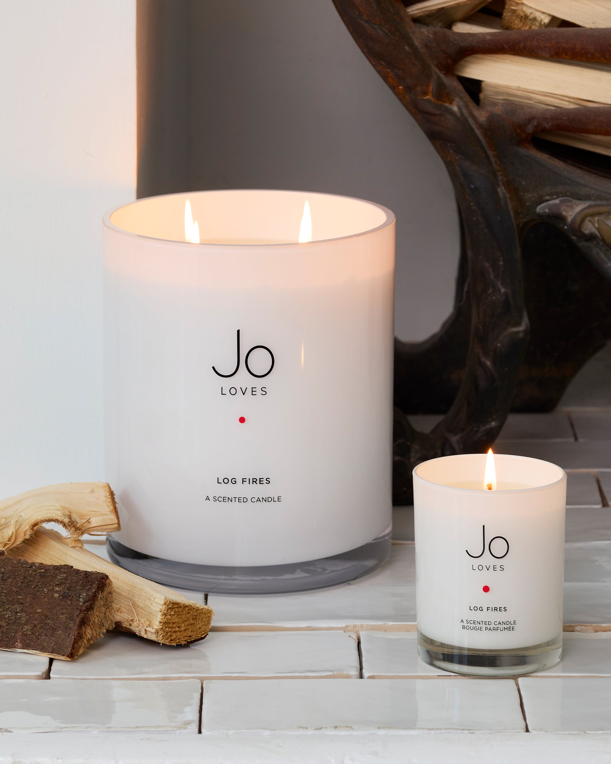 Log Fires Luxury Candle (2200g)