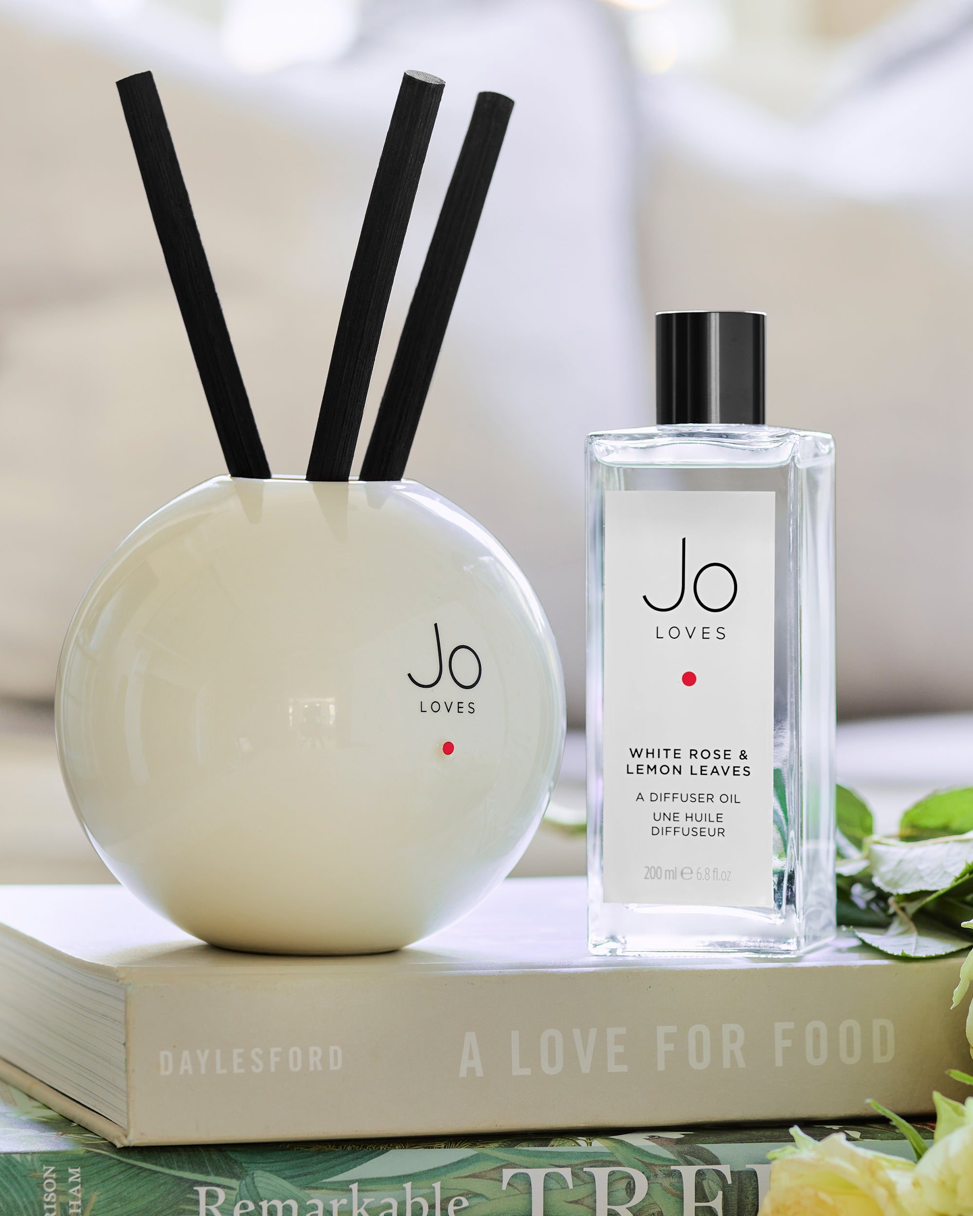 White Rose & Lemon Leaves Diffuser Refill (200ml)
