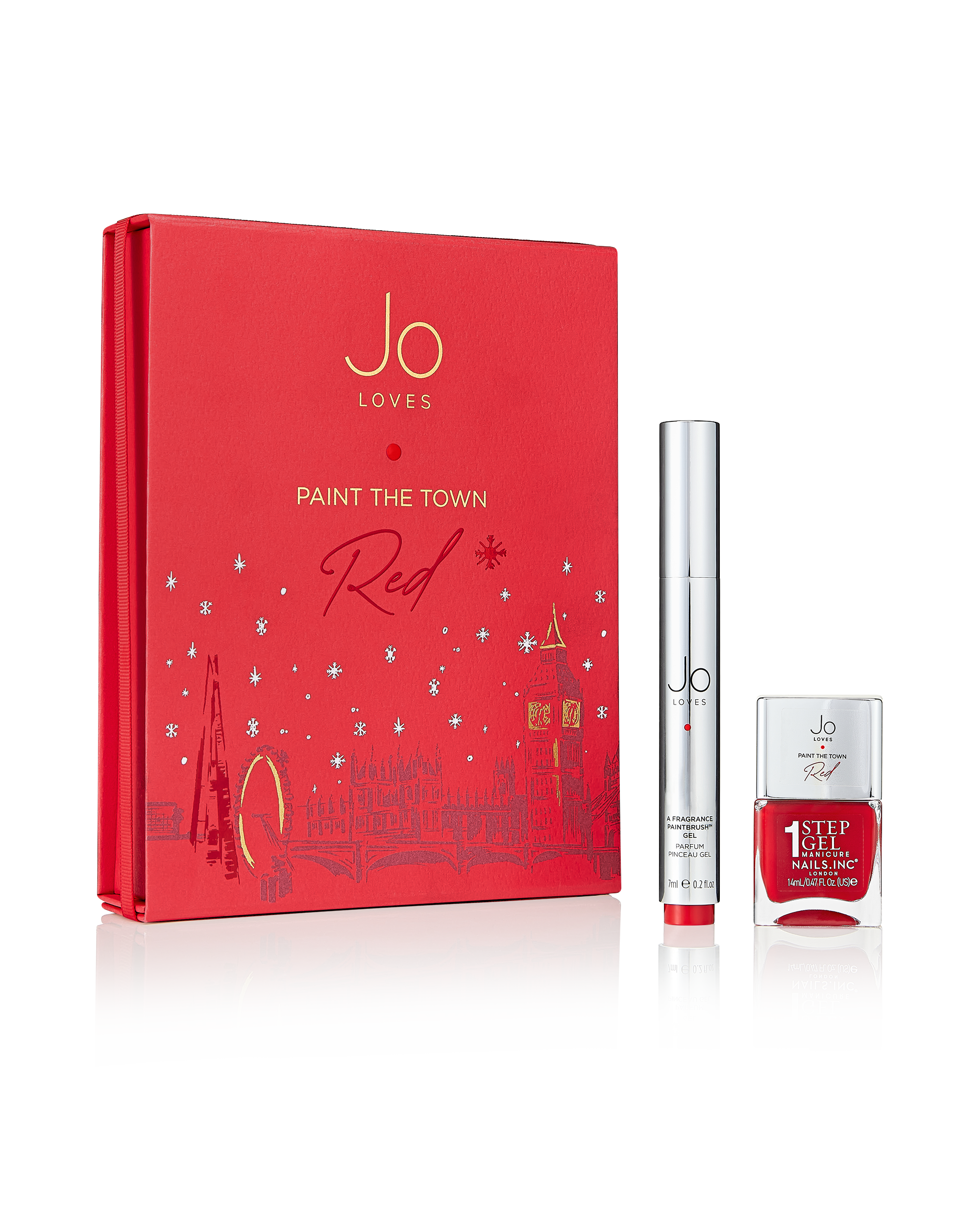 Paint the Town Red A Duo (Fragrance Paintbrush + Nail Varnish)