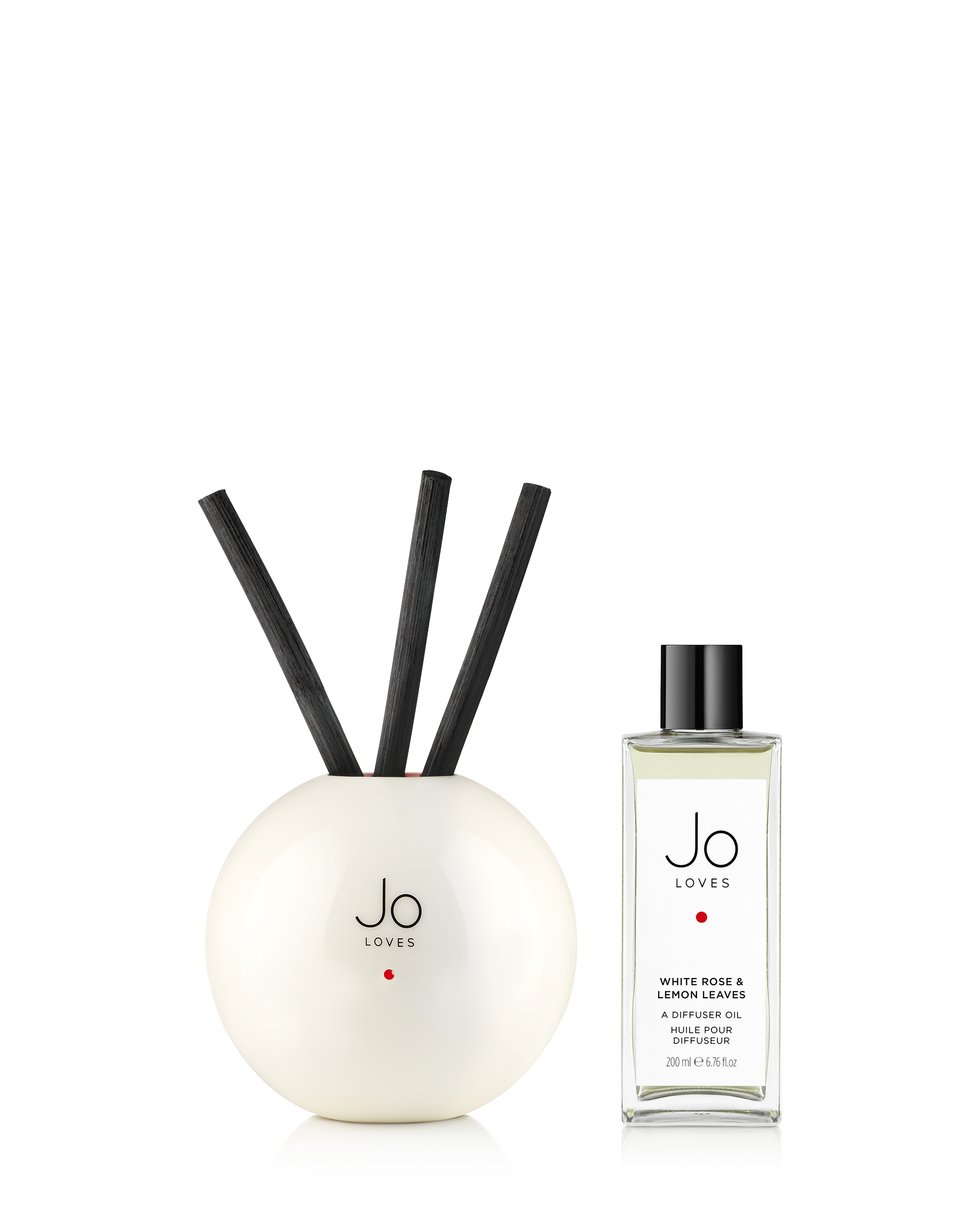 White Rose & Lemon Leaves Diffuser (200ml)
