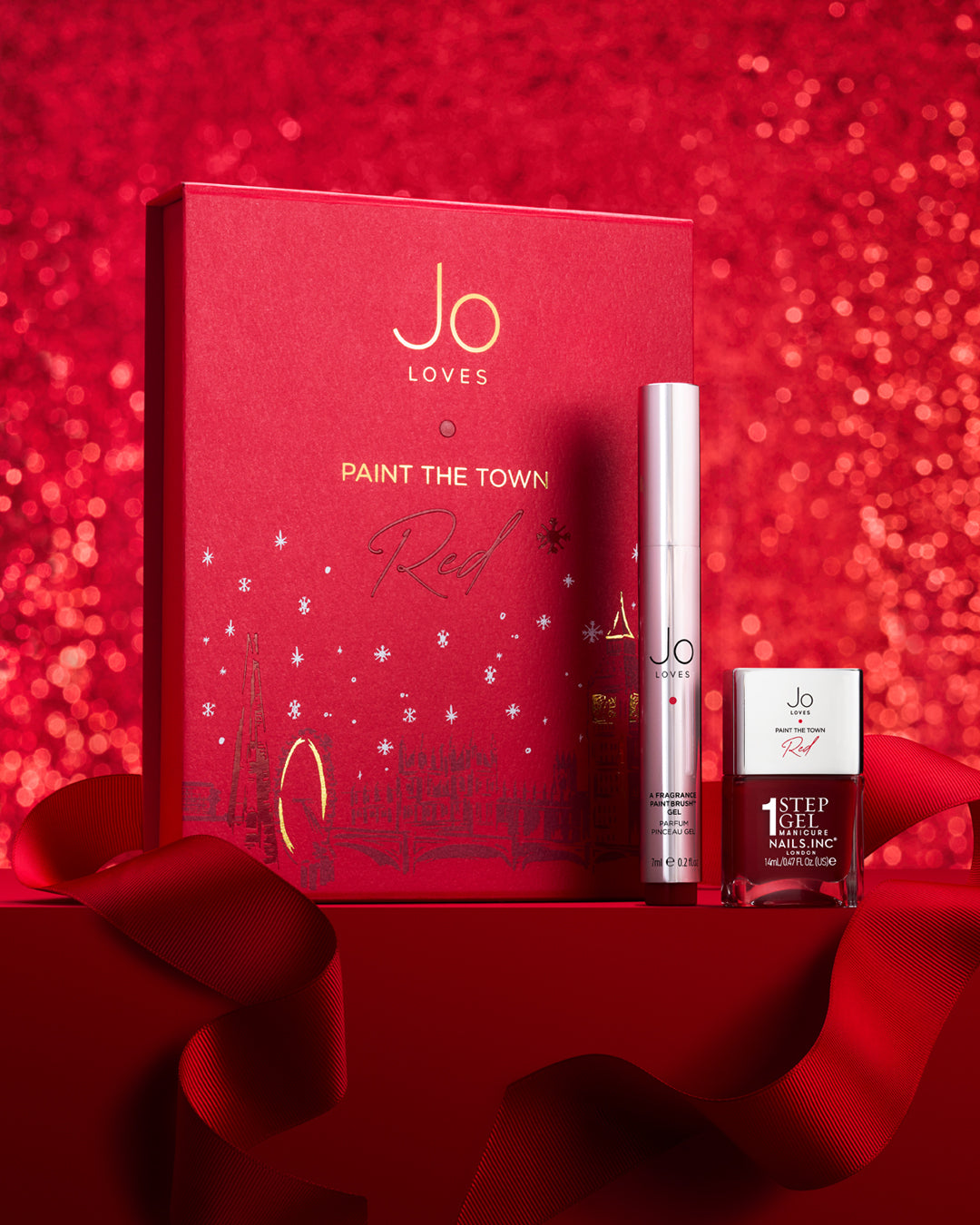 Paint the Town Red A Duo (Fragrance Paintbrush + Nail Varnish)