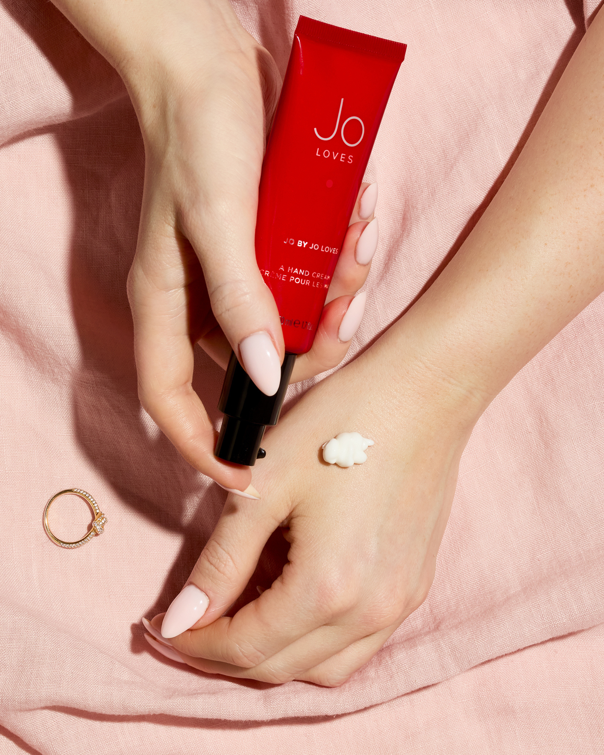 Green Orange & Coriander A Fragrance 10ml, Jo by Jo Loves A Bath Cologne 200ml, Jo by Jo Loves A Hand Cream 50ml, and Eucalyptus & Cedar Woods A Home Candle 185g - SAC